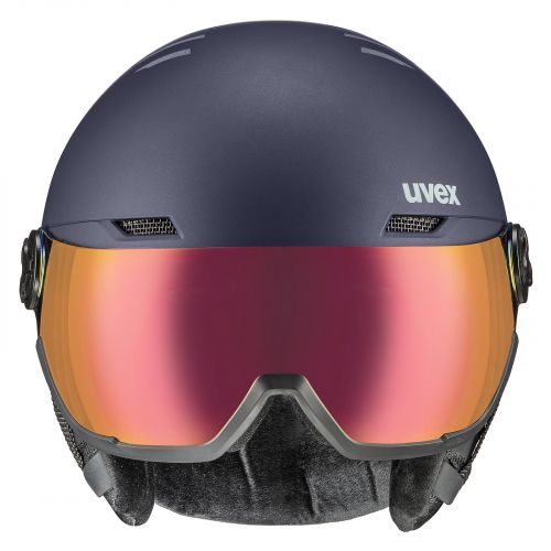 Kask Narciarski Uvex Wanted Visor 566262 80 Navy Mat Cena Opinie