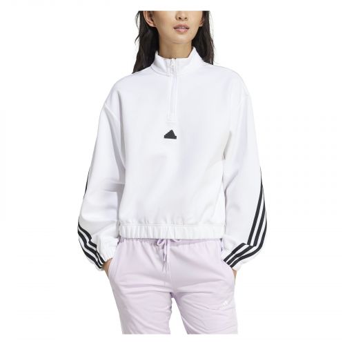 Bluza damska adidas Future Icons Three Stripes 1/4 Zip JJ1664