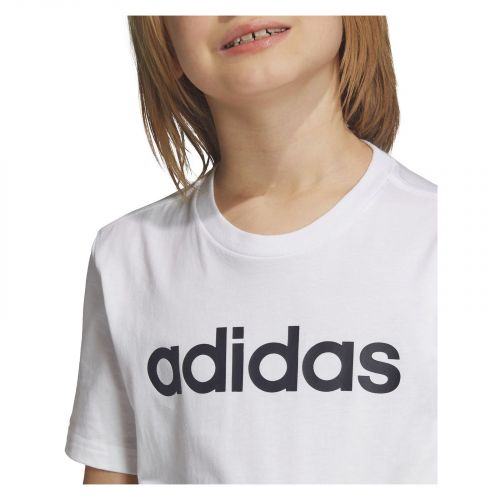 Árbol de tochi oyente Corbata Koszulka dla dzieci adidas Essentials Linear Logo DV1810 / white/black |  Cena, Opinie | INTERSPORT
