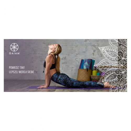 Mata do jogi GAIAM Root to Rise 4mm 61336