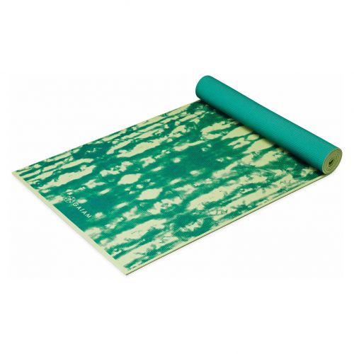 Mata do jogi dwustronna GAIAM Turquoise Lotus 6mm 62344