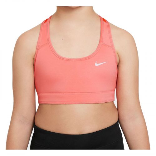 Biustonosz top sportowy dwustronny dla dziewcząt Nike Swoosh DO7135