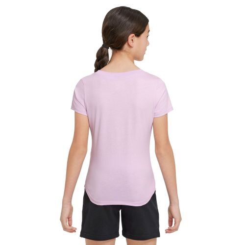 Koszulka sportowa dla dziewcząt Nike Sportswear Tee Mascot Scoop DQ4380