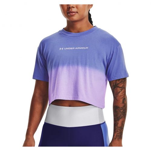 Koszulka damska Under Armour Branded Dip Dye Crop Short 1376750