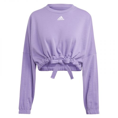 Bluza damska adidas Dance Crop Versatile Sweatshirt IC6685