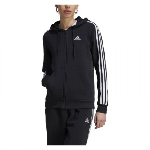 Bluza damska adidas Essentials 3-Stripes Full-Zip Fleece HZ5743