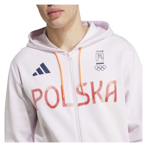 Bluza męska adidas NOC Poland Full-Zip biała JF6684