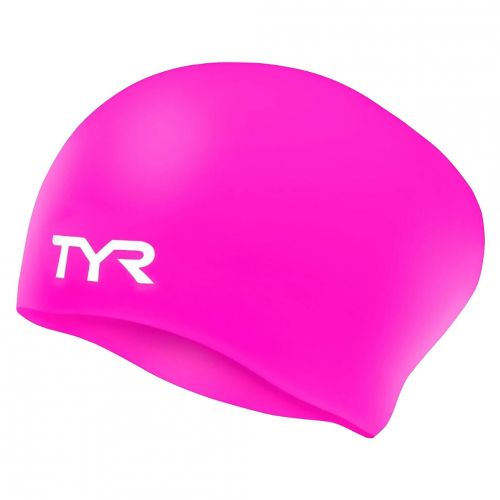 Czepek pływacki dla dzieci TYR Wrinkle-Free Silicone Long Hair Swim Cap LCSJRL693