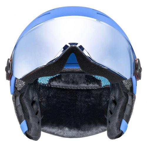 Kask narciarski dla dzieci Uvex Rocket JR visor 566263