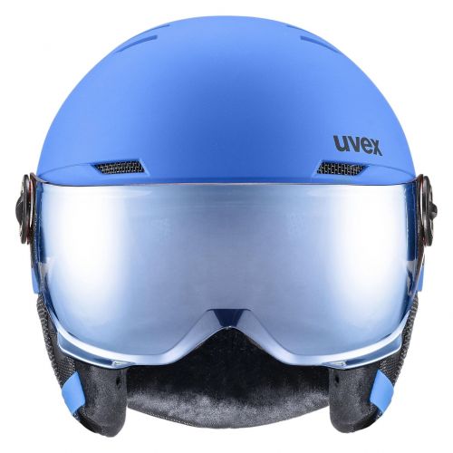 Kask narciarski dla dzieci Uvex Rocket JR visor 566263