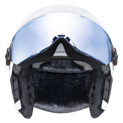 Kask narciarski dla dzieci Uvex Rocket JR visor 566263