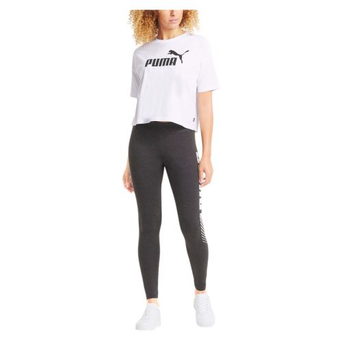 Koszulka damska Puma Essentials Cropped Logo 586866