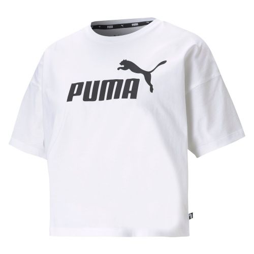 Koszulka damska Puma Essentials Cropped Logo 586866