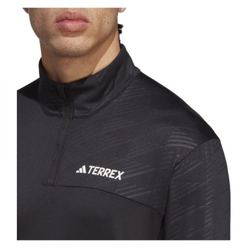 Koszulka turystyczna męska adidas Terrex Multi Half Zip Long Sleeve HT9501