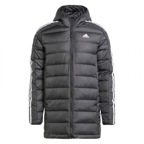 Kurtka puchowa męska adidas Essentials 3-Stripes Light Down Hooded HZ8522