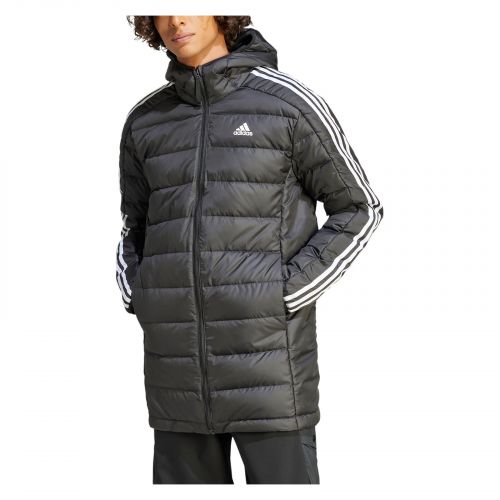 Kurtka puchowa męska adidas Essentials 3-Stripes Light Down Hooded HZ8522