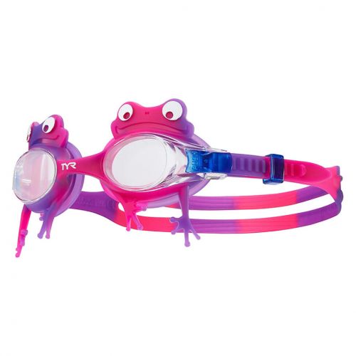 Okularki do pływania dla dzieci TYR Kids Swimple Frog Goggles LGSWFRO152