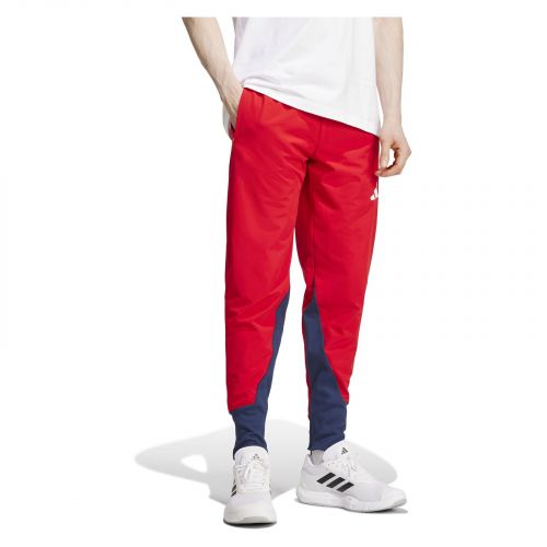 Spodnie dresowe męskie adidas NOC Poland Z.N.E. Podium czerwone JF6673