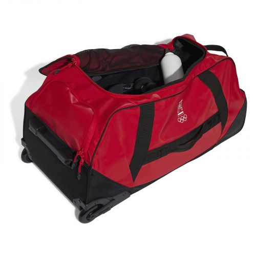 Torba sportowa adidas NOC Poland Travel Bag L 100L czerwona JF1020