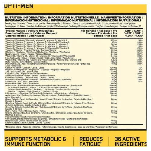 Witaminy dla mężczyzn Optimum Nutrition Opti-Men 90 kaps